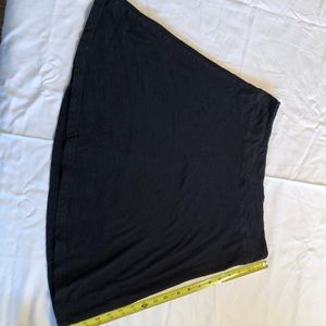 A line cotton skirt